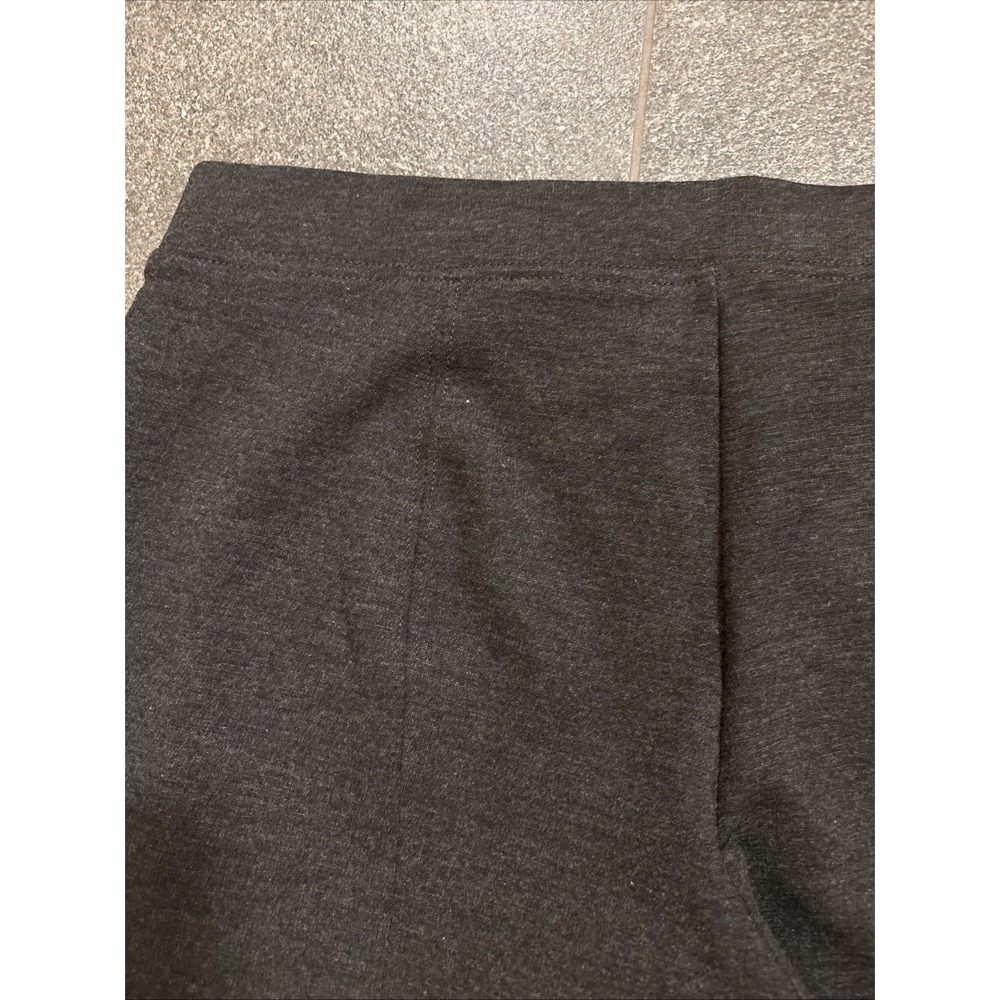 Talbots Petites Pants Women's M Gray Straight Leg Stretch Pull On Rayon Blend - Picture 8 of 8